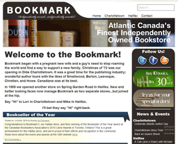 Screenshot of The Bookmark website by Jukah Digital
